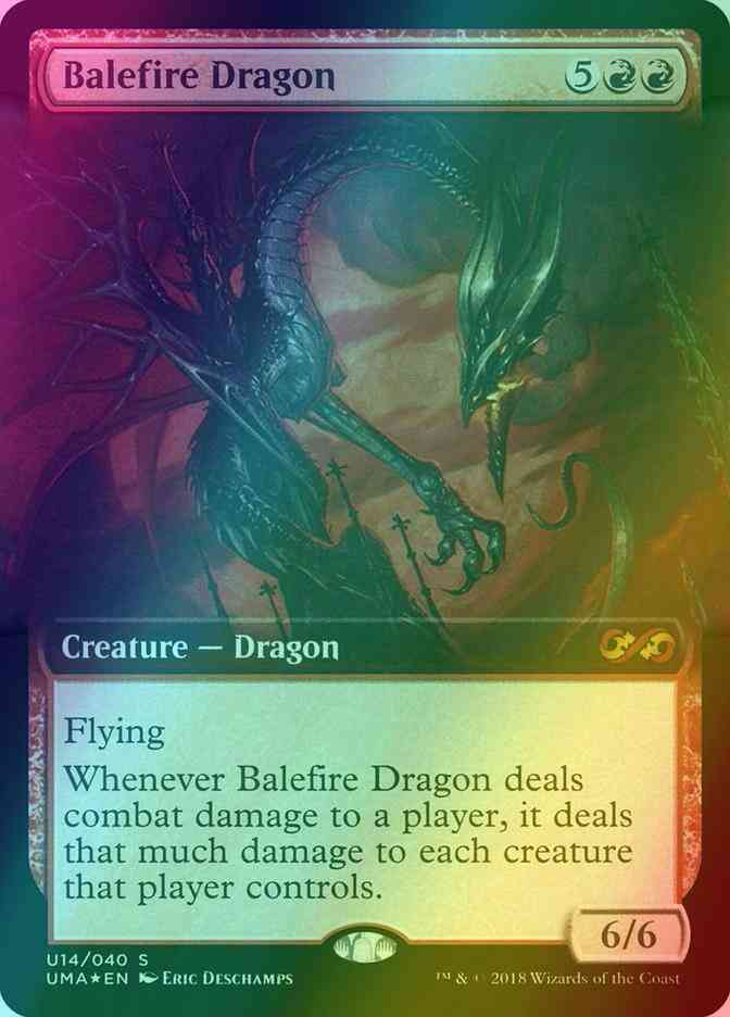 Balefire Dragon [U14] [Ultimate Box Topper] [Foil]