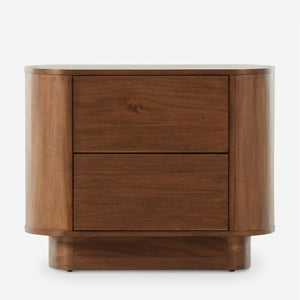 Open Box: Gilda Nightstand, Dark Brown