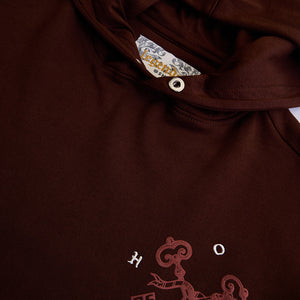 Legends Unchained Brown Embroidered Hoodie