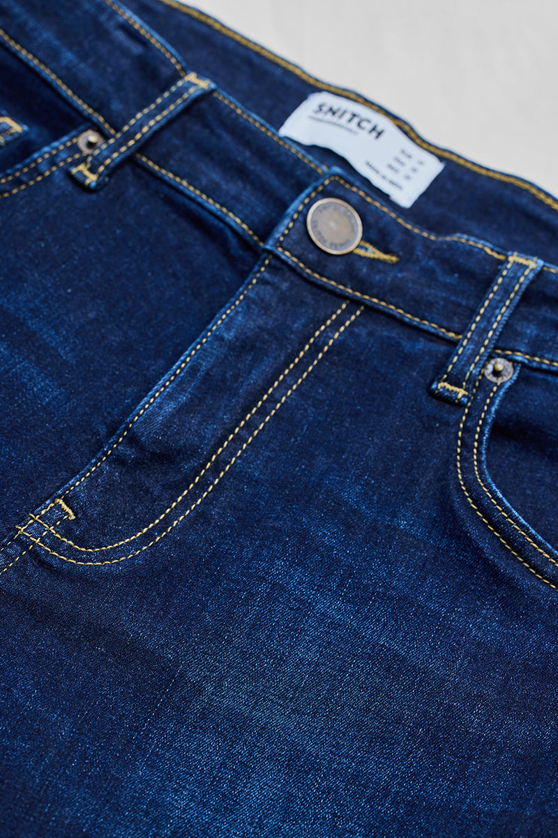 Dark Blue Skinny Fit Jeans