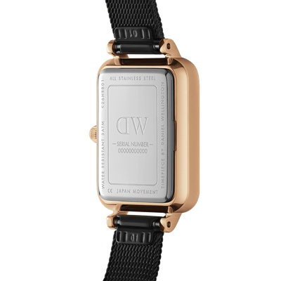 Quadro Pressed Ashfield Black & Rose Gold