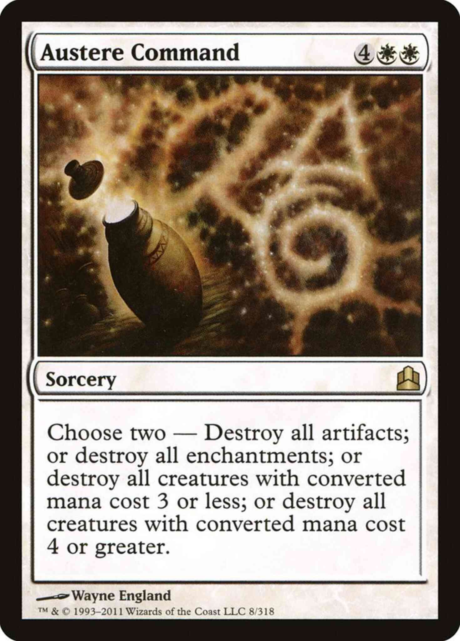 Austere Command [8] [Commander 2011] [Non-Foil]
