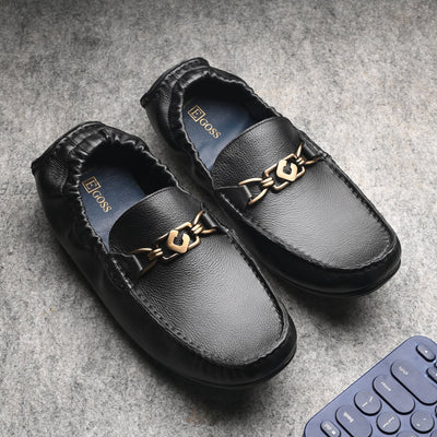 Egoss Gold Ultimate Socks Loafers For Men