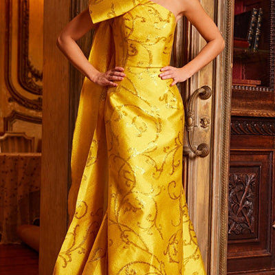 Jovani 23742 Yellow 14 Sale