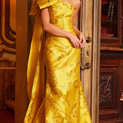 Jovani 23742 Yellow 14 Sale