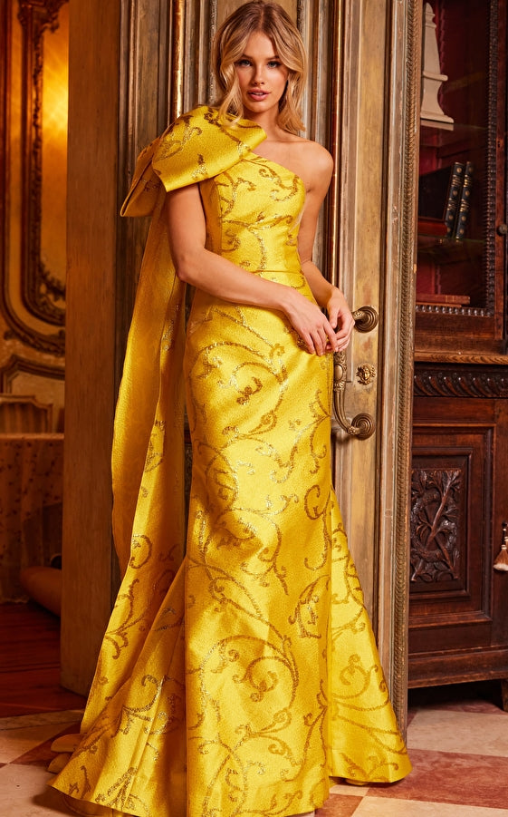 Jovani 23742 Yellow 14 Sale