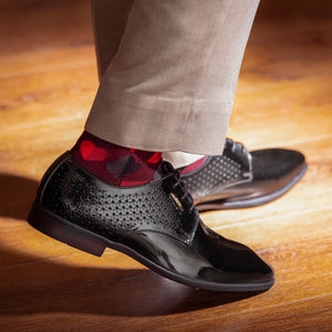 Egoss Platinum Lace Up Shoes For Men