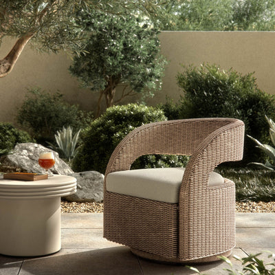 Delacroix Indoor / Outdoor Swivel Chair