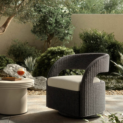 Delacroix Indoor / Outdoor Swivel Chair