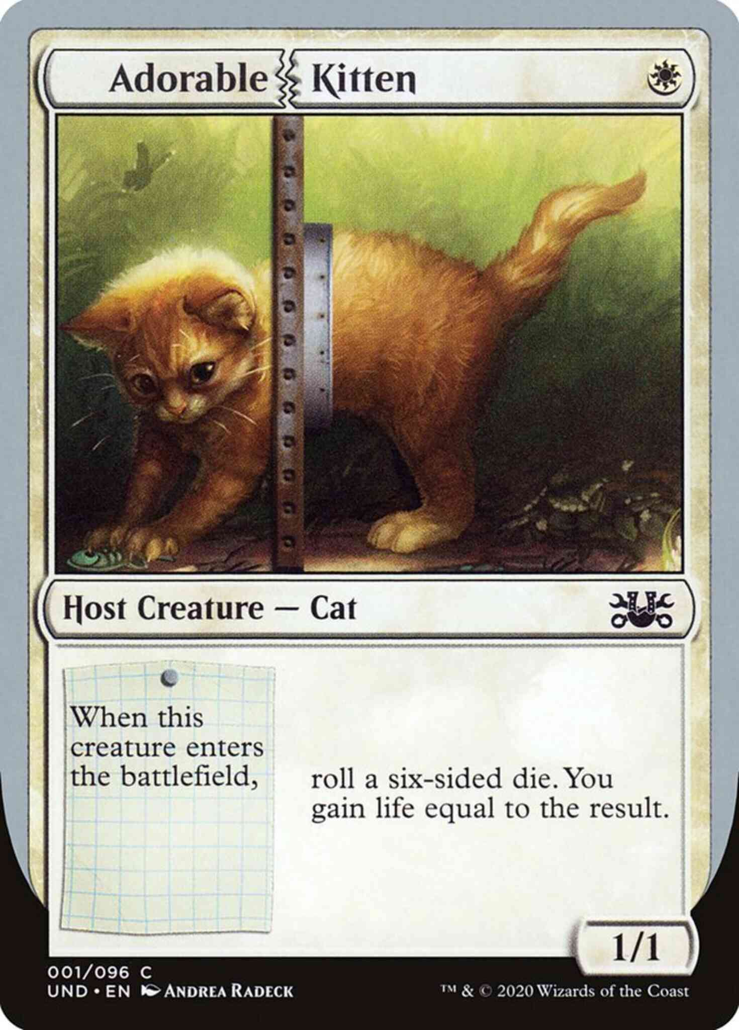 Adorable Kitten [1] [Unsanctioned] [Non-Foil]