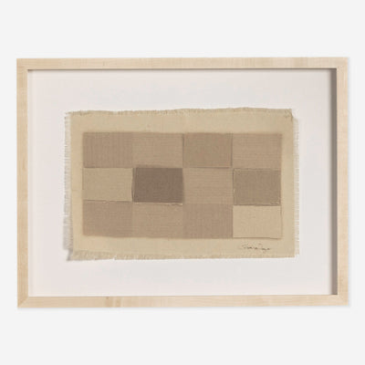 Checkered Earth Tones Wall Art by Shaina Page