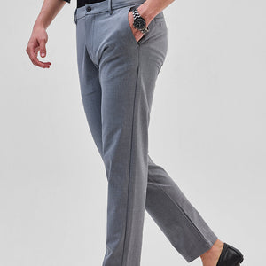 Grey Slim Fit Trousers