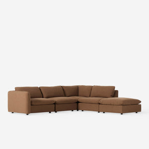 Verbena 4-Piece Sectional Sofa With Ottoman