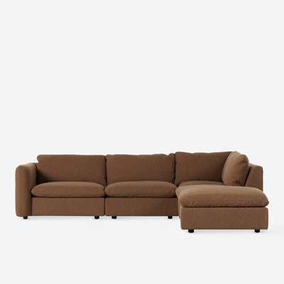Verbena 4-Piece Sectional Sofa With Ottoman