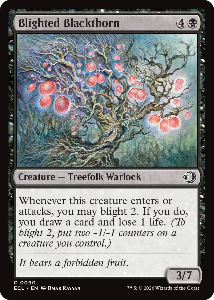 Blighted Blackthorn [90] [Lorwyn Eclipsed] [Non-Foil]