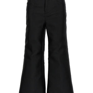 Giambattista Valli Cropped Silk Blend Pants
