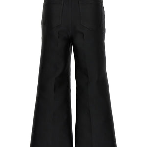 Giambattista Valli Cropped Silk Blend Pants