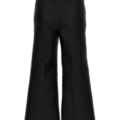 Giambattista Valli Cropped Silk Blend Pants
