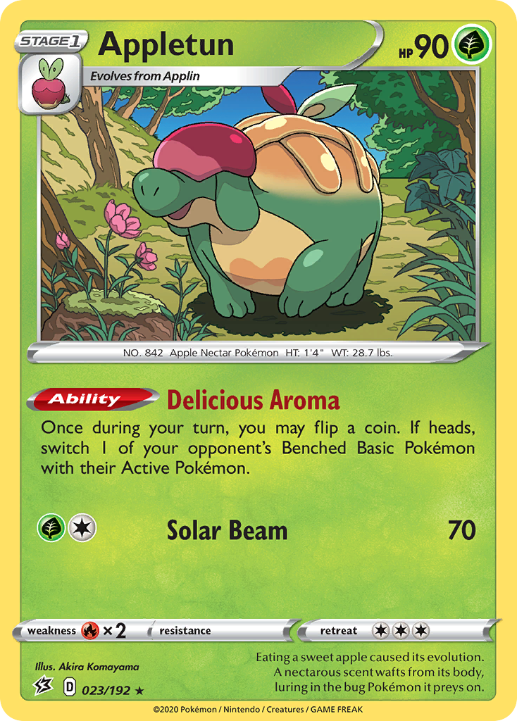 Appletun - 023/192 - Rare Holo