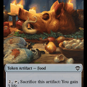 Assassin Token (07) // Food Token (25) [Outlaws of Thunder Junction: Commander: Tokens] [Non-Foil]