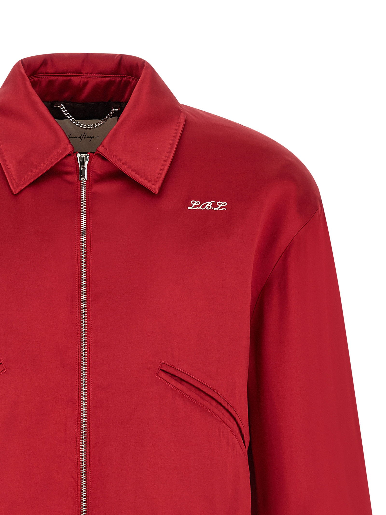 Second/Layer Aces Satin Club Bomber Jacket