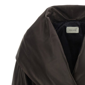 Magda Butrym Shawl Collar Leather Jacket