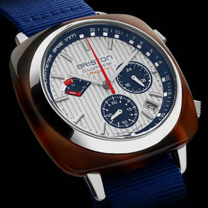 Clubmaster Regatta Men Quartz White Dial Chronograph Nato Watch 241542.SA.T.2.NNB