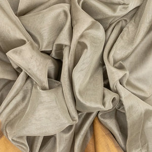 Grey Handloom Plain Uppada Silk Saree With Zari Border