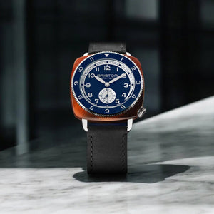 Clubmaster Legend Men Automatic Navy Blue Dial Analog Leather Watch 241639.SA.T.15W.CH