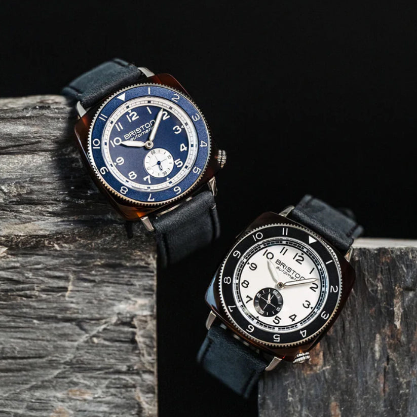 Clubmaster Legend Men Automatic Navy Blue Dial Analog Leather Watch 241639.SA.T.15W.CH