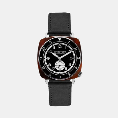 Clubmaster Legend Men Automatic Black Dial Analog Leather Watch 241639.SA.T.1W.CH