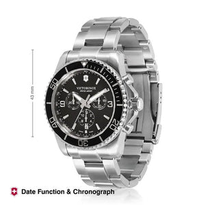 Victorinox Maverick Black Dial Men 43mm 241695