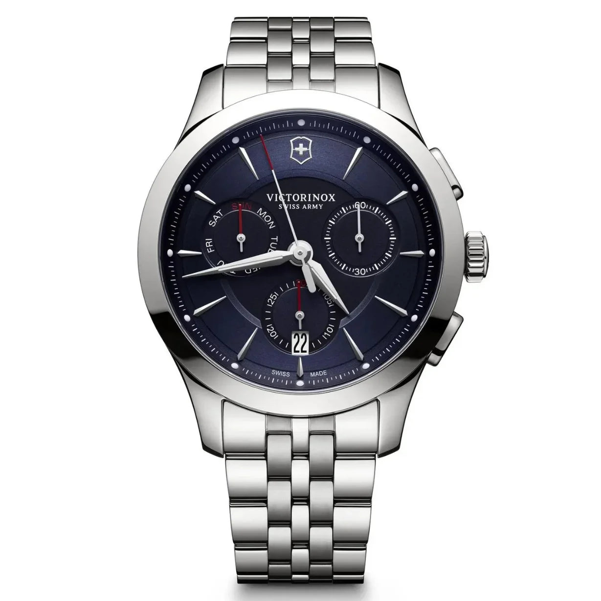 Victorinox Alliance Chronograph Blue Dial Men 44mm