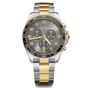 Victorinox Fieldforce Classic Silver & Gold Men 42mm