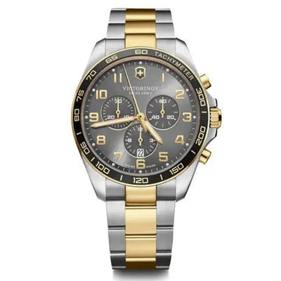 Victorinox Fieldforce Classic Silver & Gold Men 42mm