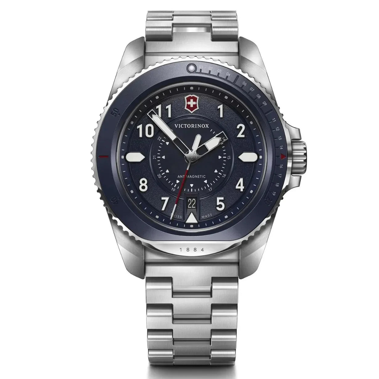Victorinox Journey 1884 Blue Dial Men 43mm
