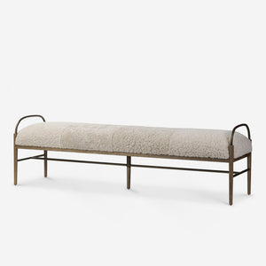Demi Bench by Amber Lewis x Four Hands