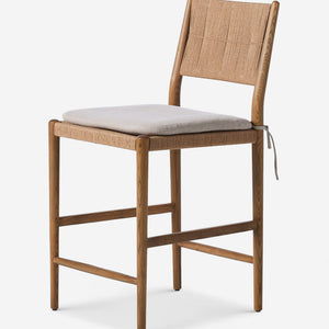 Dara Bar and Counter Stool by Amber Lewis x Four Hands