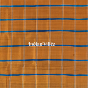 Black Yellow Nabakothi Contemporary Silk Saree