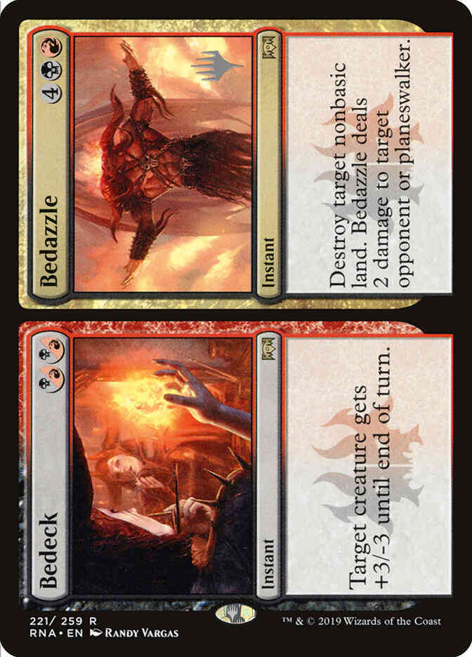 Bedeck // Bedazzle [221p] [Promo Pack] [Ravnica Allegiance Promos] [Foil]