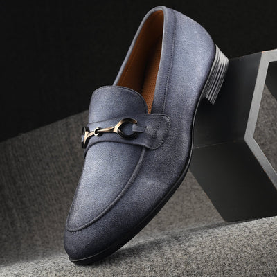 Stardust Buckled Loafers by Aspeerio