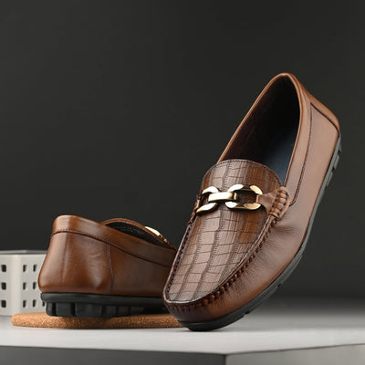 Egoss Printed Loafers For Men