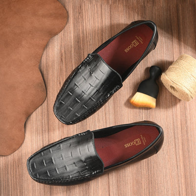 Egoss Printed Loafers For Men
