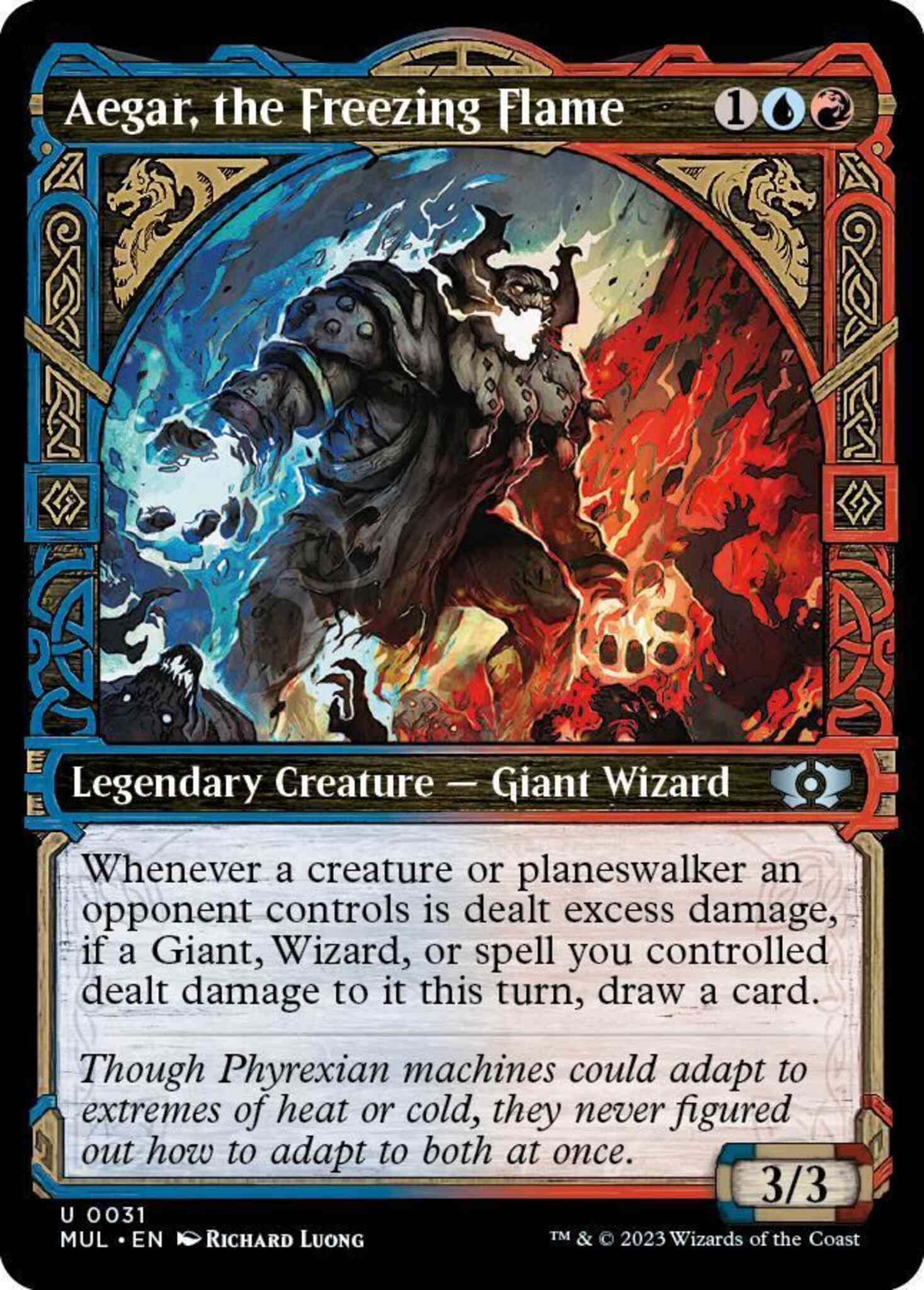 Aegar, the Freezing Flame [31] [Planar Showcase] [Multiverse Legends] [Non-Foil]