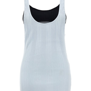 The Attico Logo Ribbed Top