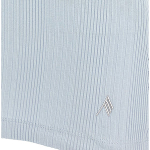 The Attico Logo Ribbed Top