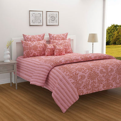 Delicate Delight Vedic Fitted Bed Sheet-12224