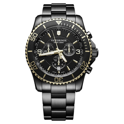 Victorinox Maverick Black Stainless Steel Men 43mm