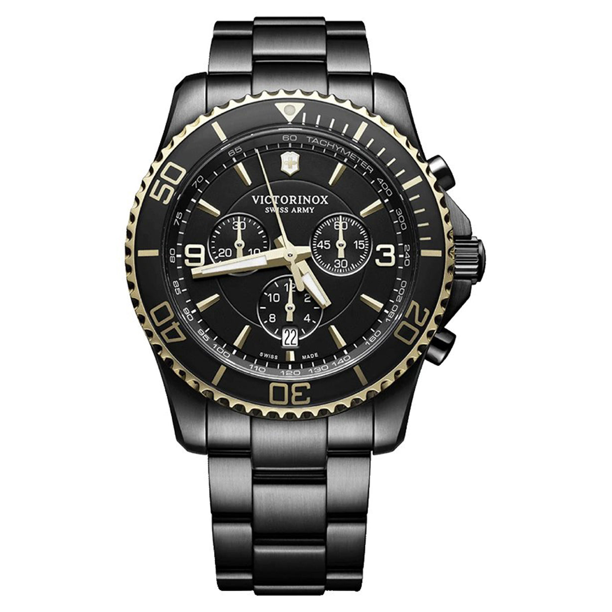 Victorinox Maverick Black Stainless Steel Men 43mm