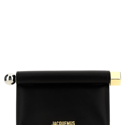 Jacquemus La Petite Pochette Rond Carré Clutch